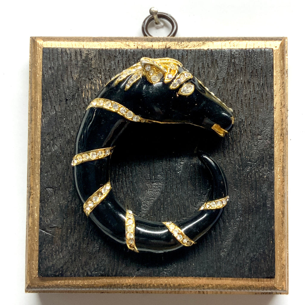Bourbon Barrel Frame with Horse (4