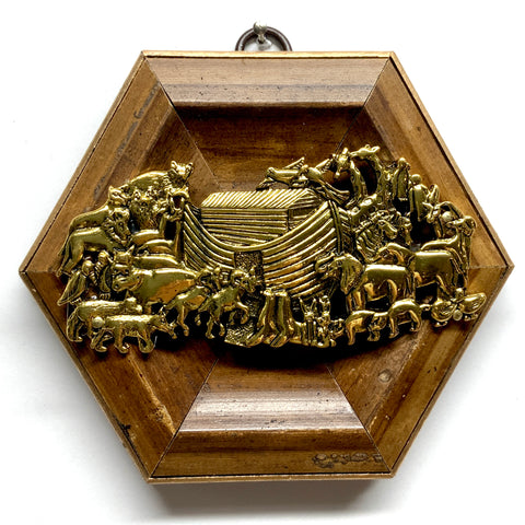 Wooden Frame with Noah's Ark (4.75