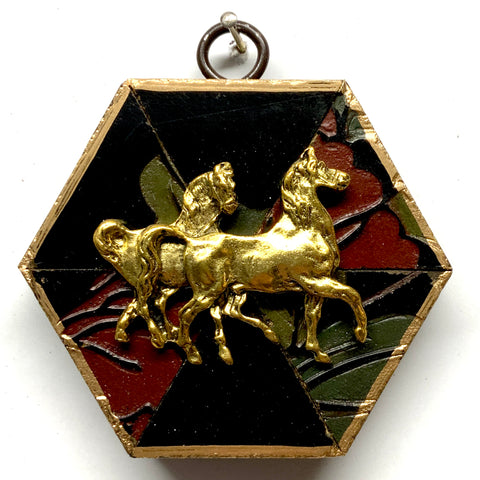 Coromandel Frame with Horses (3.5