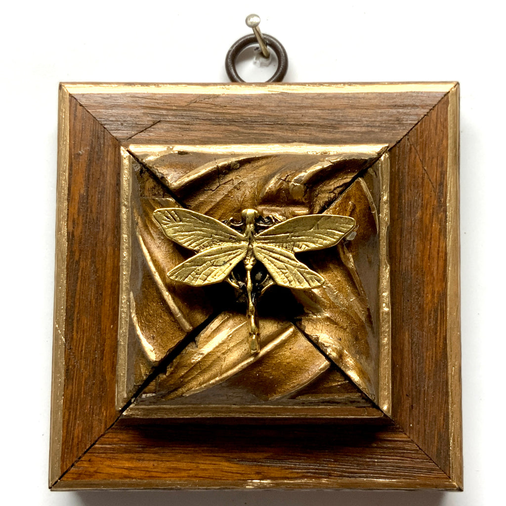 Wooden Frame with Dragonfly (3.5