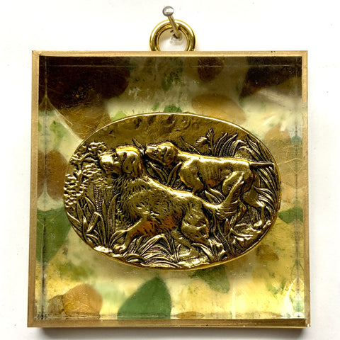 Acrylic Frame with Sporting Dogs / Slight Imperfections (3