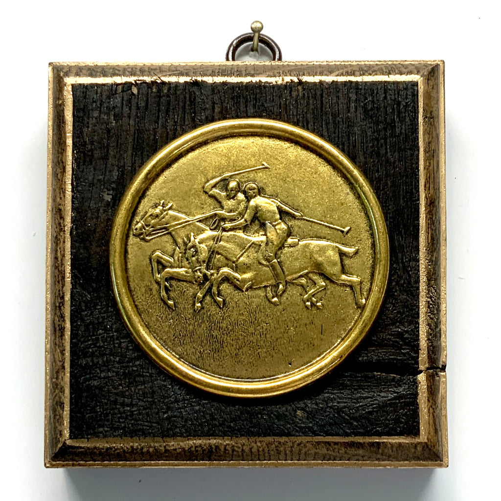 Bourbon Barrel Frame with Polo Coin (3.75” wide)