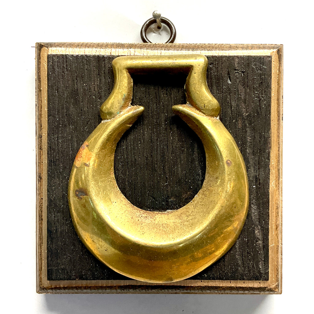 Bourbon Barrel Frame with Horse Brass (4