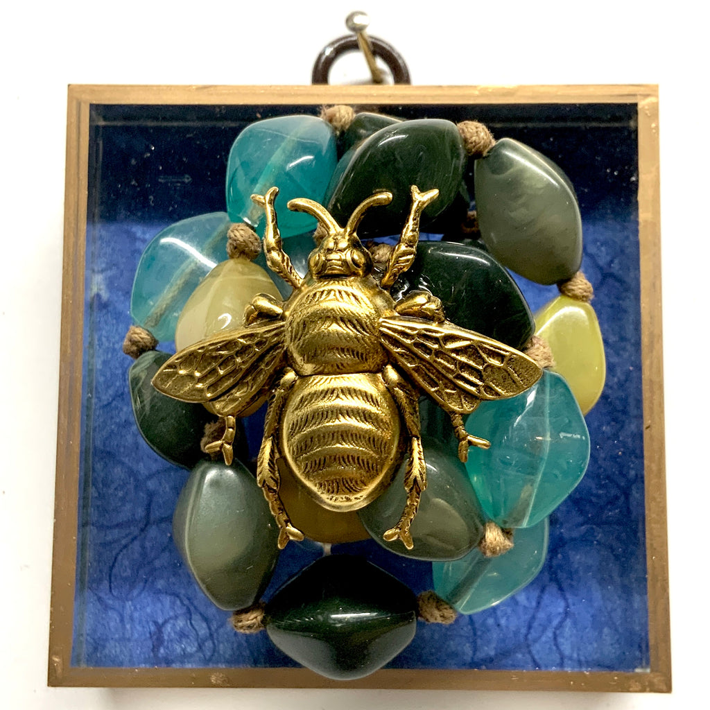 Acrylic Frame with Grande Bee on Necklace / Slight Imperfections (3