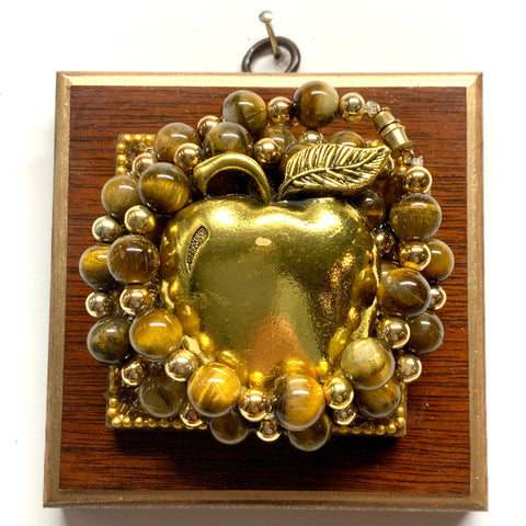Wooden Frame with Apple on Necklace (4