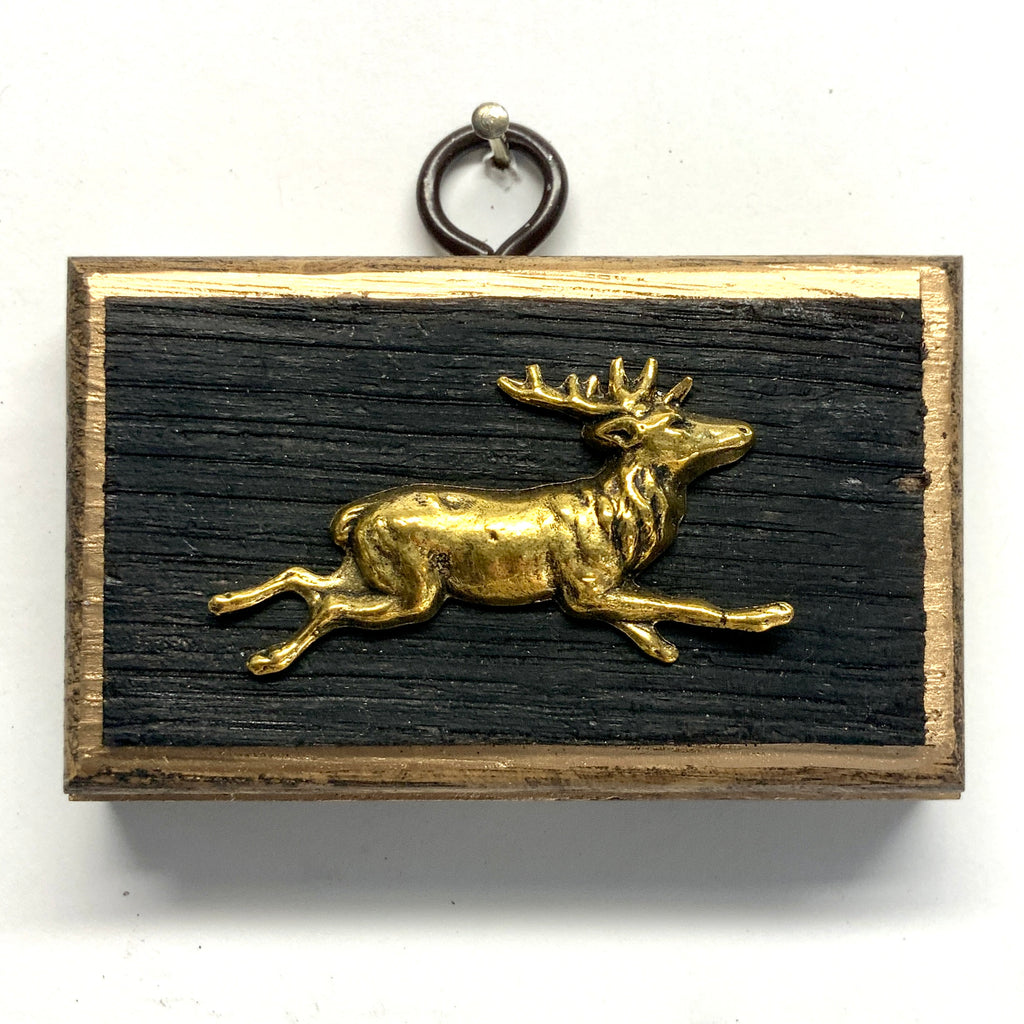 Bourbon Barrel Frame with Stag (3.25” wide)