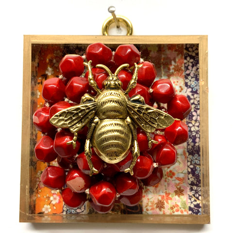 Acrylic Frame with Grande Bee on Necklace / Slight Imperfections (3