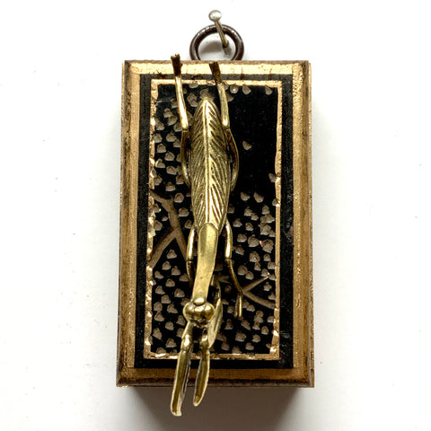 Bourbon Barrel Frame with Praying Mantis on Coromandel (2