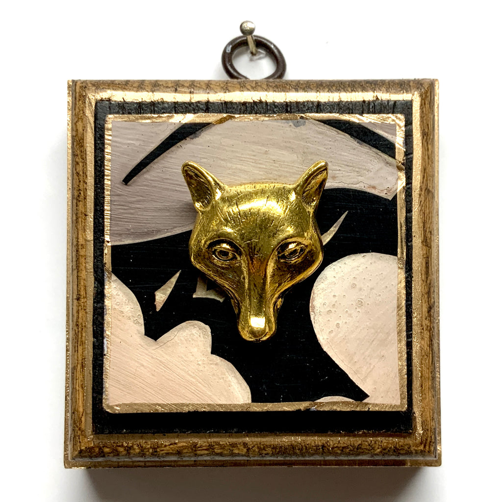 Bourbon Barrel Frame with Fox on Coromandel (3.25