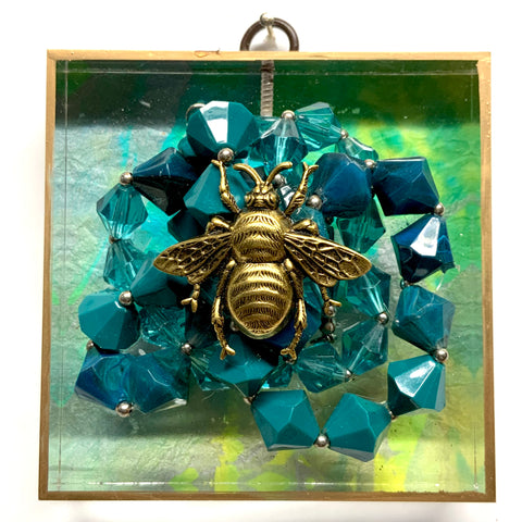 Acrylic Frame with Grande Bee on Necklace / Slight Imperfections (4