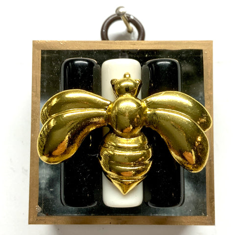 Acrylic Frame with Deco Bee / Slight Imperfections (2