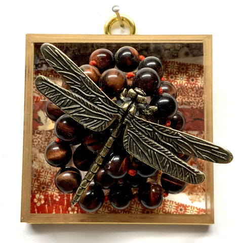 Acrylic Frame with Dragonfly on Necklace / Slight Imperfections (3