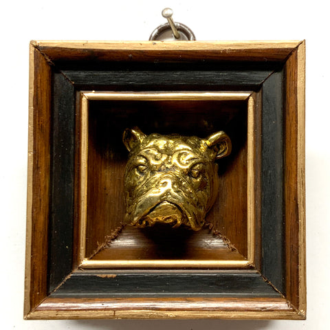 Wooden Frame with Bulldog (2.75