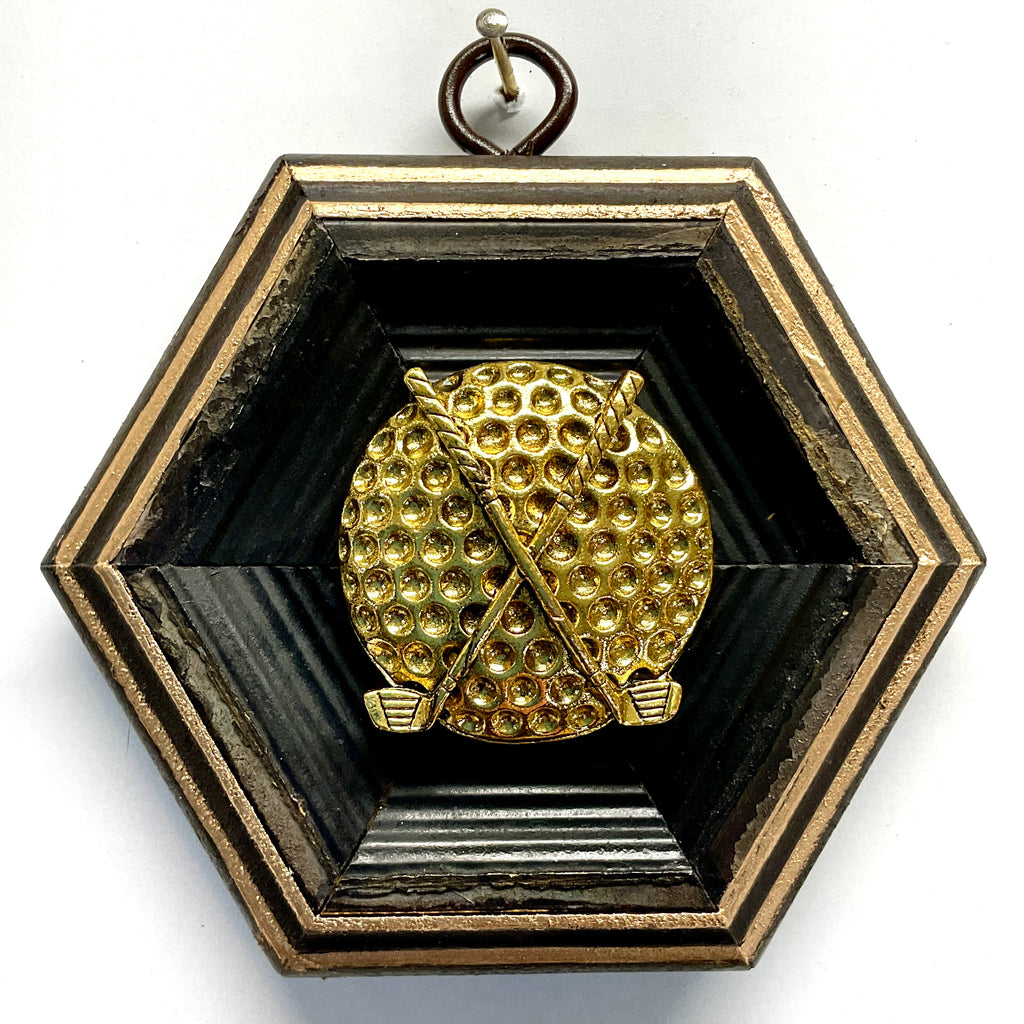 Painted Frame with Golf Coin (4