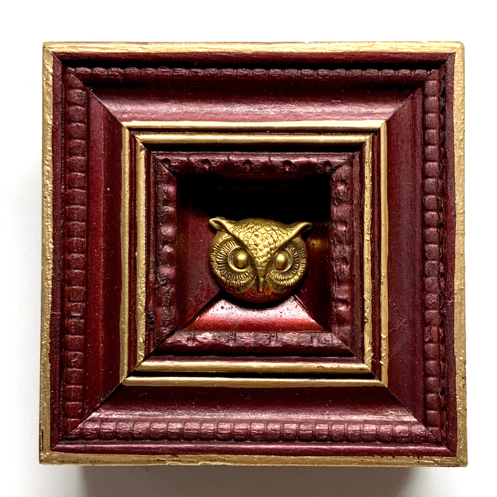 Painted Frame with Owl (3.75