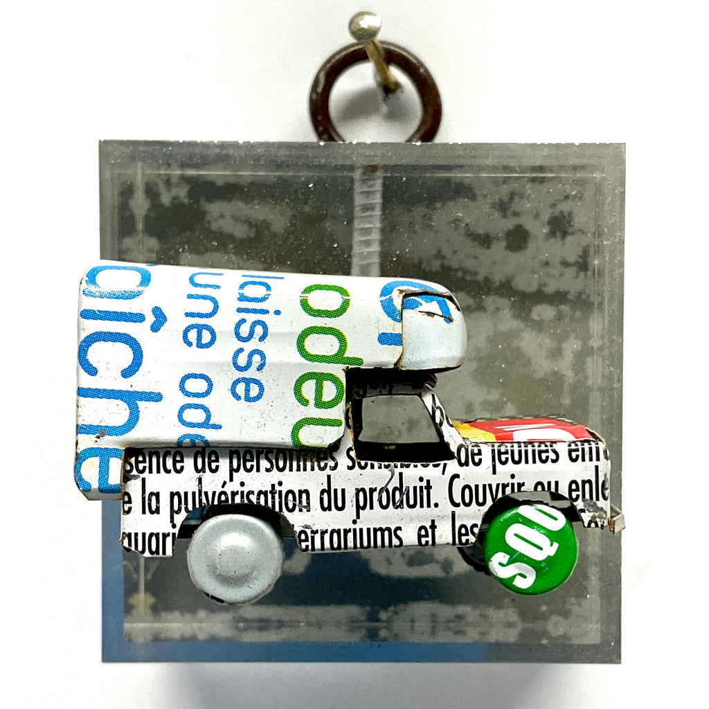 Acrylic Frame with Tin Camper / Slight Imperfections (2