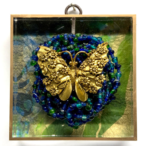 Acrylic Frame with Butterfly on Necklace / Slight Imperfections (4