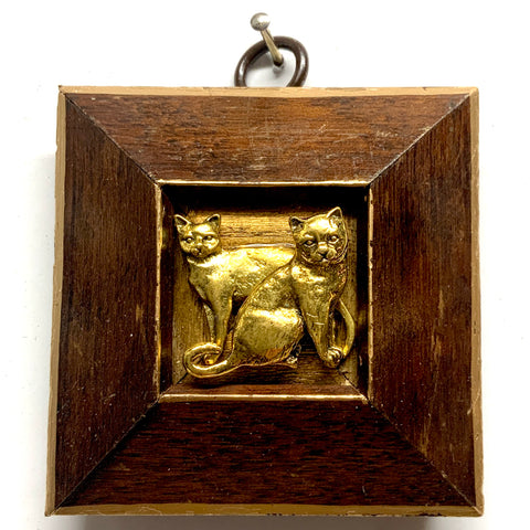 Wooden Frame with Cats (2.75