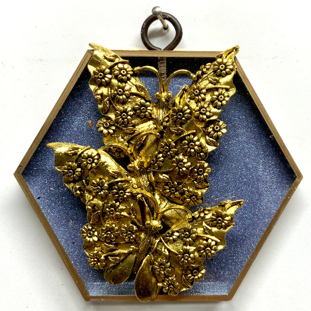 Acrylic Frame with Butterflies / Slight Imperfections (4