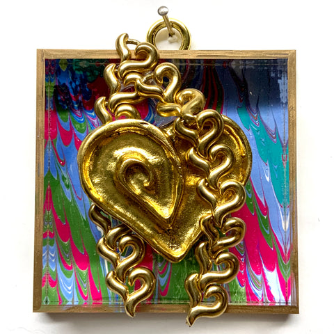 Acrylic Frame with Hearts / Slight Imperfections (3