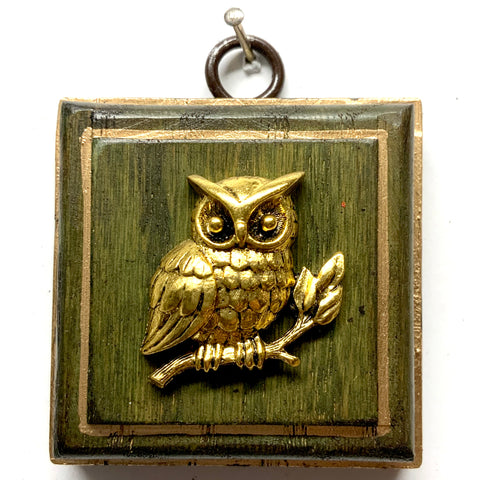 Painted Frame with Owl (2.5