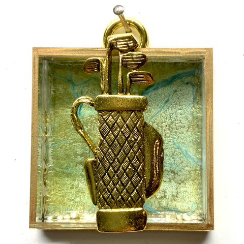 Acrylic Frame with Golf Bag / Slight Imperfections (2