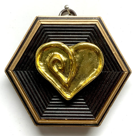 Painted Frame with Heart (3.75