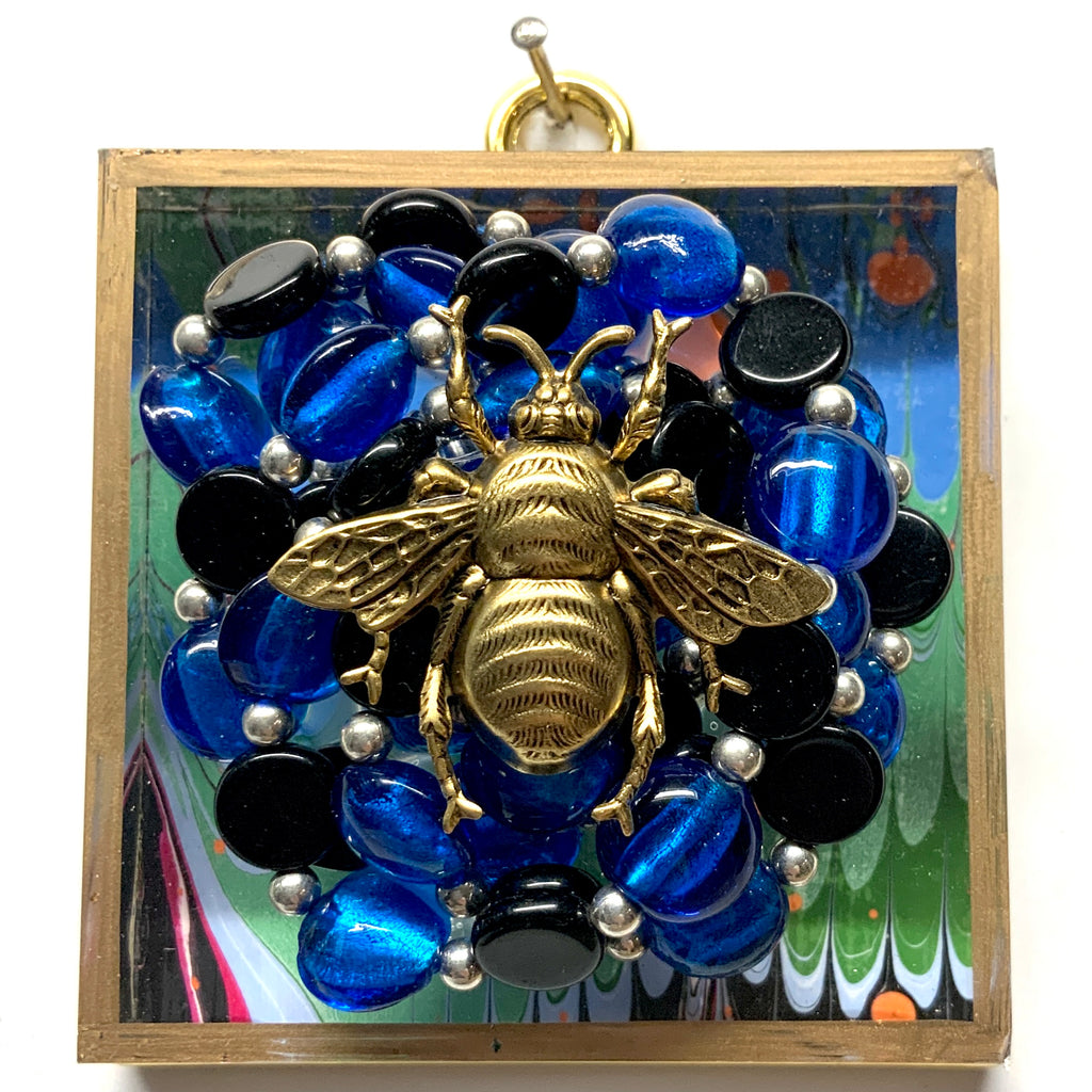 Acrylic Frame with Grande Bee on Necklace / Slight Imperfections (3