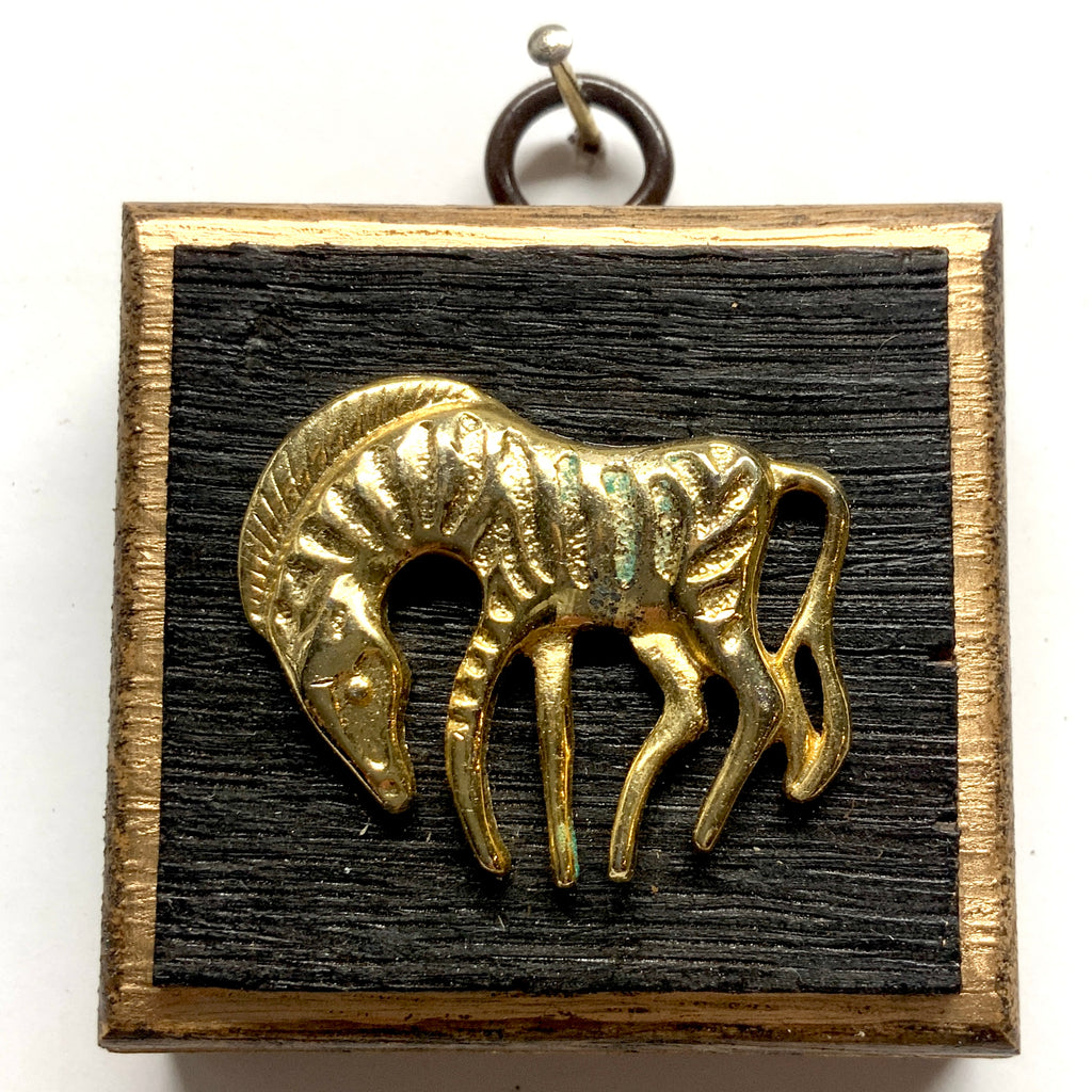 Bourbon Barrel Frame with Zebra (2.5