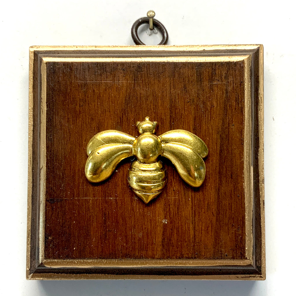 Mahogany Frame with Bee (3.25” wide)