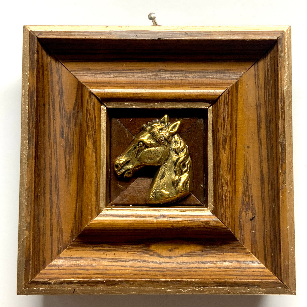 Wooden Frame with Horse (4