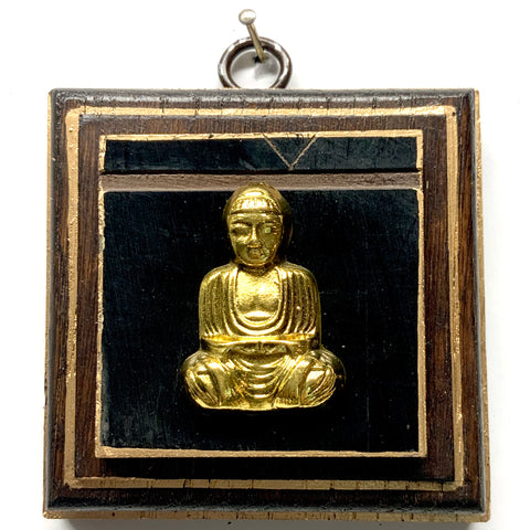Wooden Frame with Buddha on Coromandel (3.25
