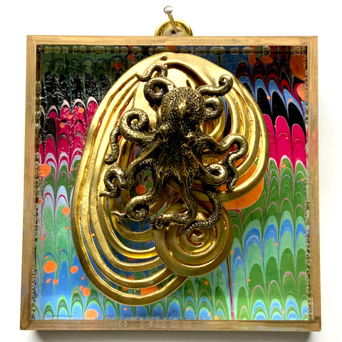Acrylic Frame with Octopus on Pendant / Slight Imperfections (4