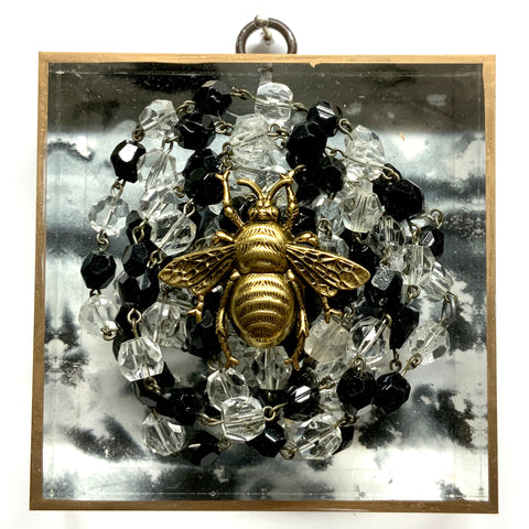 Acrylic Frame with Grande Bee on Necklace / Slight Imperfections (4