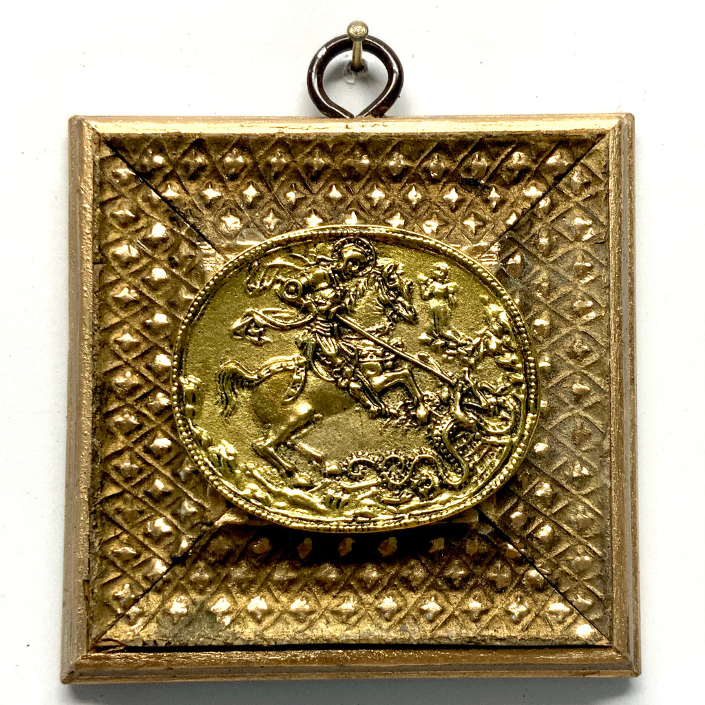 Gilt Frame with Saint George and the Dragon (3.5” wide)