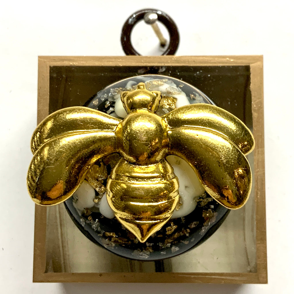 Acrylic Frame with Deco Bee / Slight Imperfections (2