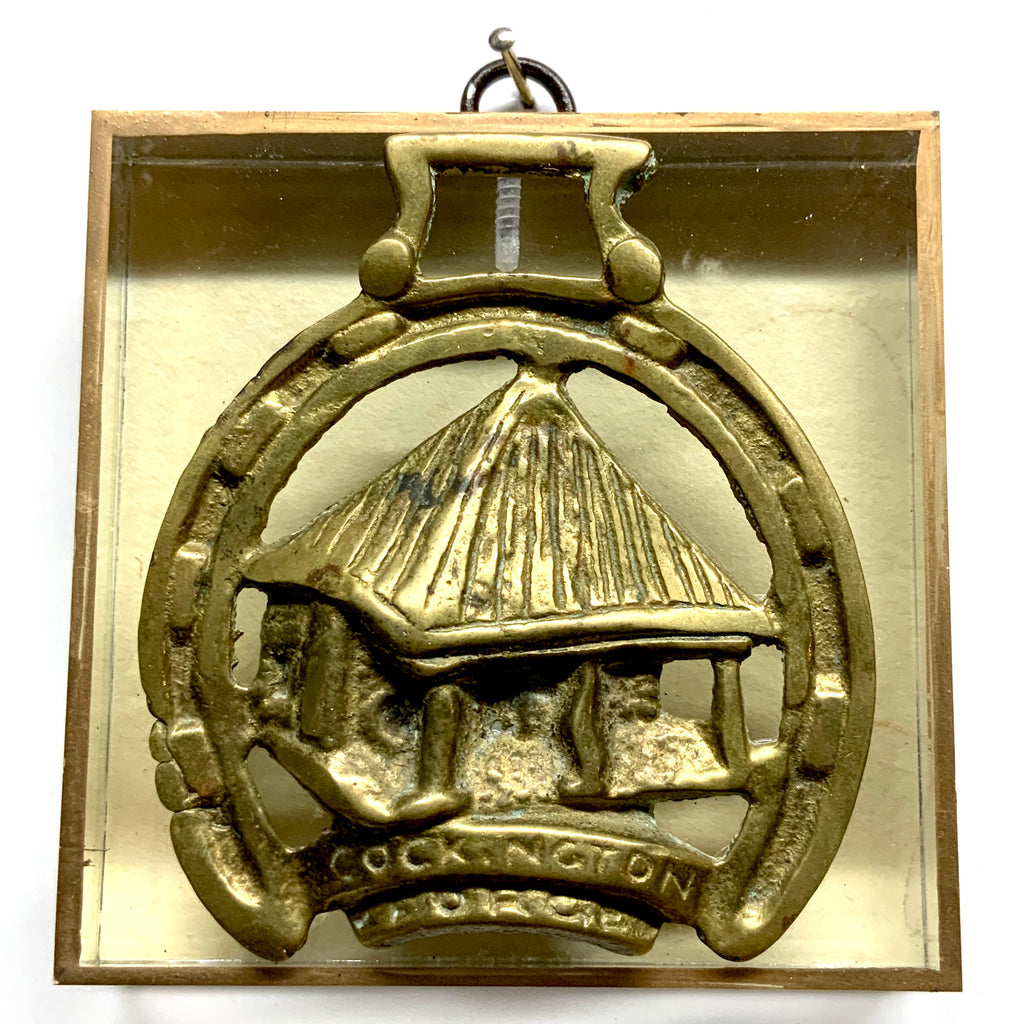 Acrylic Frame with Horse Brass / Slight Imperfections (4