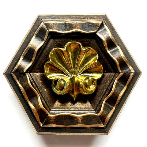 Gilt Frame with Shell (4.5” wide)