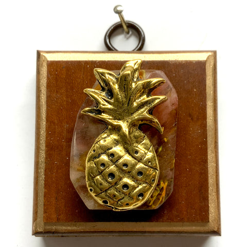 Wooden Frame with Pineapple (2.5