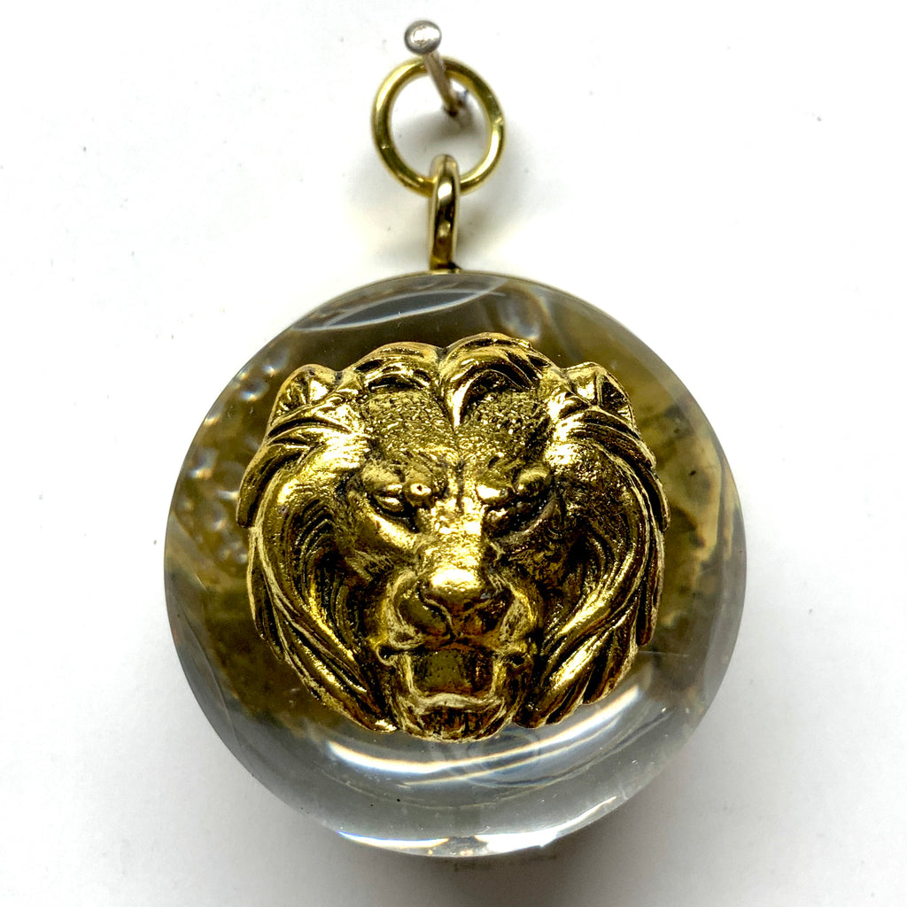 Acrylic Dome Frame with Lion / Slight Imperfections (2