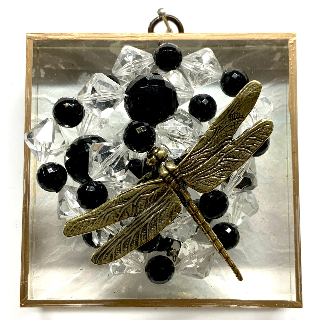 Acrylic Frame with Dragonfly on Necklace / Slight Imperfections (4