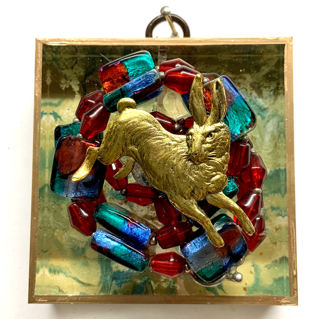 Acrylic Frame with Hare on Necklace / Slight Imperfections (3