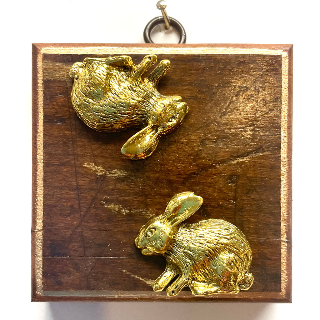 Wooden Frame with Rabbits (3.25