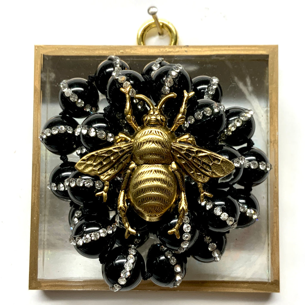 Acrylic Frame with Grande Bee on Necklace / Slight Imperfections (3