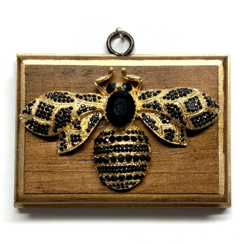 Cherry Frame with Sparkle Bee (4.25” wide)