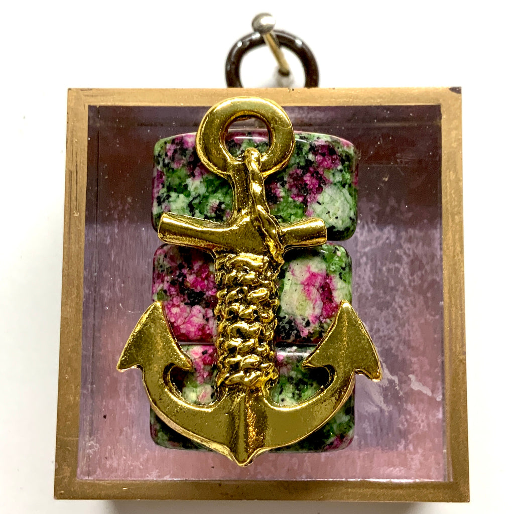 Acrylic Frame with Anchor / Slight Imperfections (2