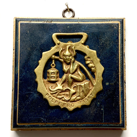 Painted Frame with Horse Brass (5