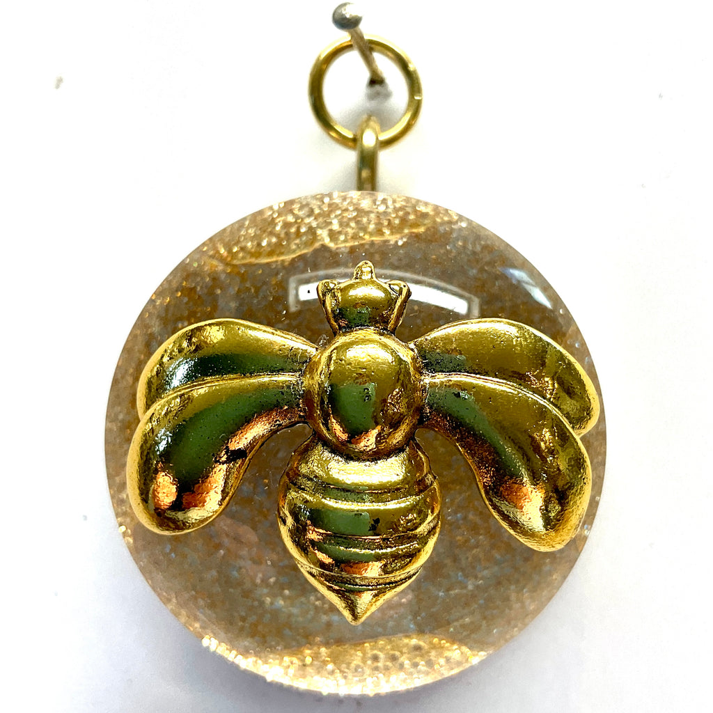 Acrylic Dome with Deco Bee / Slight Imperfections (2