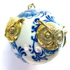 Ceramic Ball with Owls (3” wide)