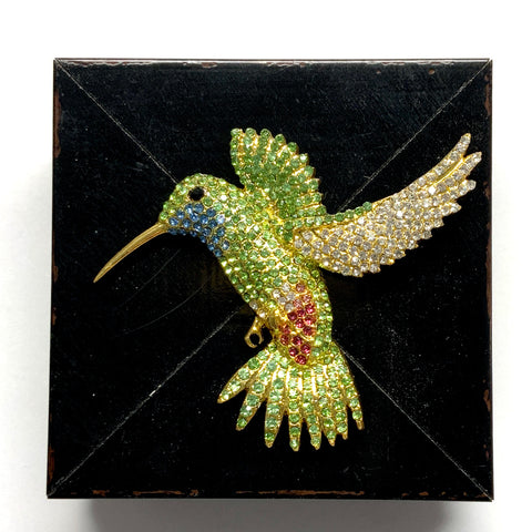Modern Lacquered Frame with Hummingbird (3” wide)